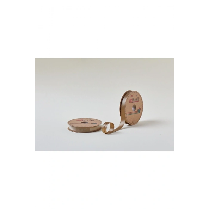 Biye Saten Katlı 033 Hardal 2 Cm 25 Metre %100 Polyester