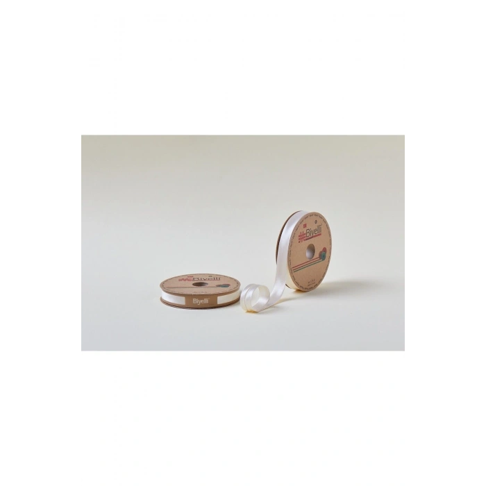 Biye Saten Katlı 036 Koyu Krem 2 Cm 25 Metre %100 Polyester