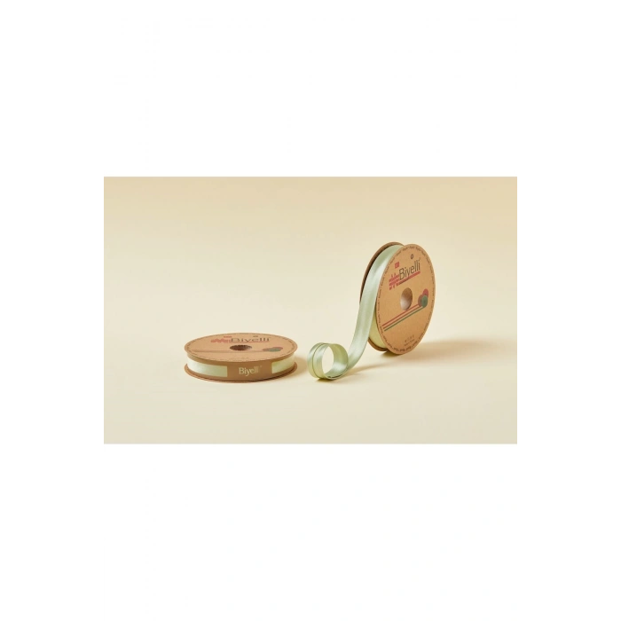 Biye Saten Katlı 094 Bambu 2 Cm 25 Metre %100 Polyester