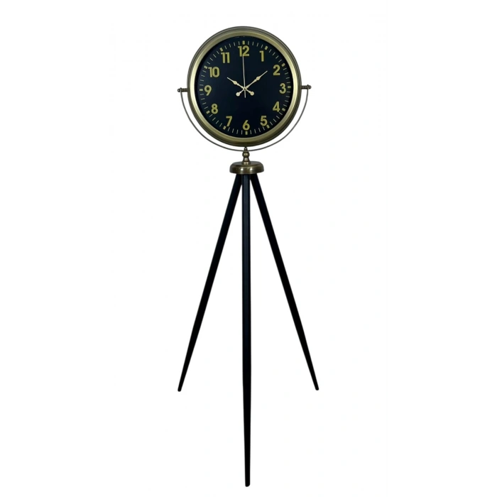 Black Legacy Aged Tripod Leg Clock