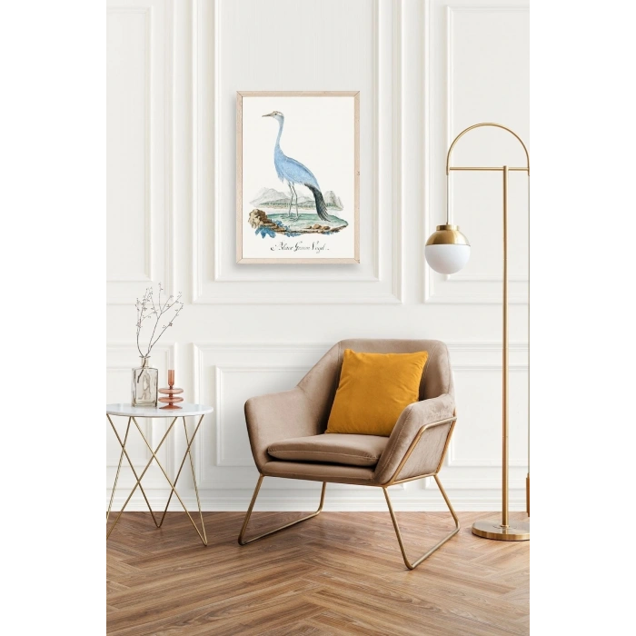 Blaue G. Voyel Ahşap Çerçeveli Tablo 50 x 70