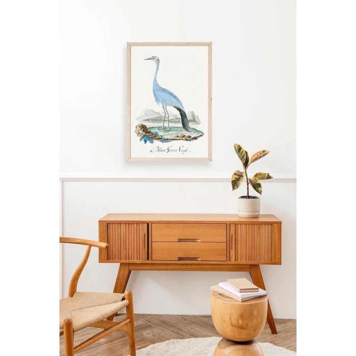 Blaue G. Voyel Ahşap Çerçeveli Tablo 50 x 70