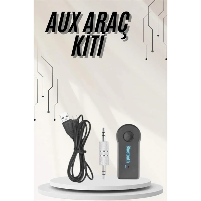 Bluetooth Araç Kiti Siyah 1 Adet Telefon Uyumlu