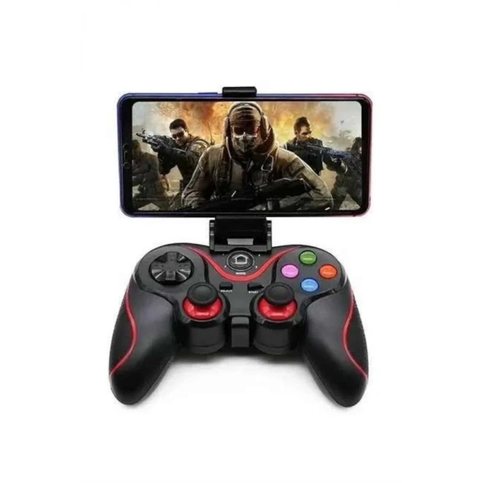 Bluetooth Gamepad Telefon Tutucu Oyun Kolu Android Uyumlu