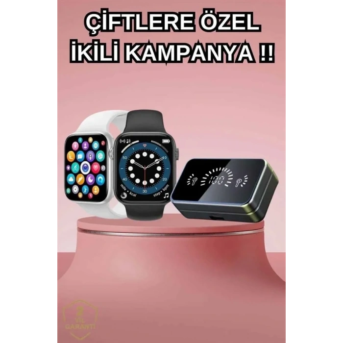 Bluetooth Kulaklık Ve Akıllı Saat Seti Anc Özelliği İle