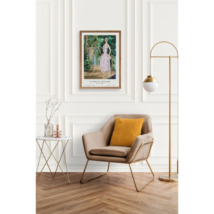 Bon Ton Gazetesi Ahşap Çerçeveli Tablo 23 x 30