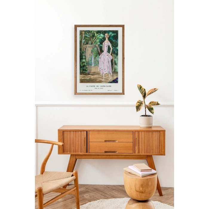 Bon Ton Gazetesi Ahşap Çerçeveli Tablo 50 x 70