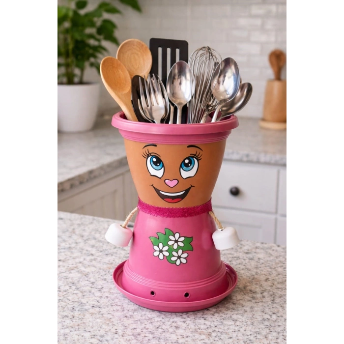 BONCUK HANIM VİLLA DEKORATİF SAKSI 1.7 Litre