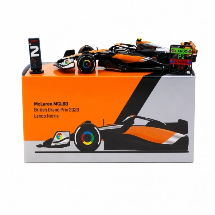 British Grand Prix 2023 Lando 1:64 Ölçekli Araç