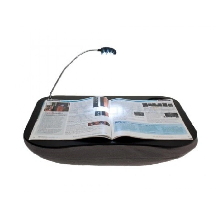 BUFFER® Minderli Lambalı Fonksiyonel Laptop Sehpası