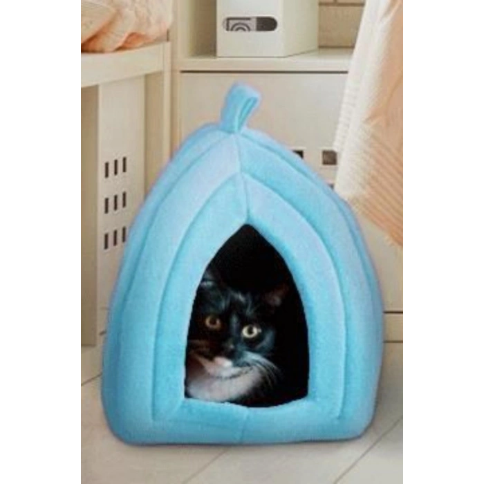 BUFFER® Pet Hut Polar Kedi ve Köpek Yatağı - Mavi