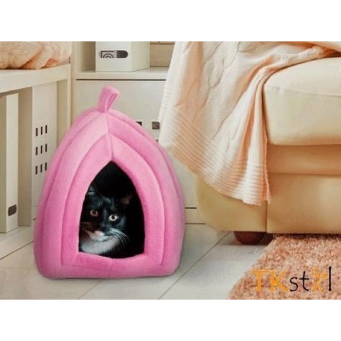 BUFFER® Pet Hut Polar Kedi ve Köpek Yatağı - Mavi
