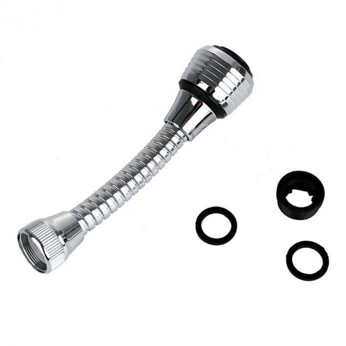 BUFFER® Turbo Flex 2 Aşamalı Plastik Esnek Musluk Başlığı Pratik Tak Kullan