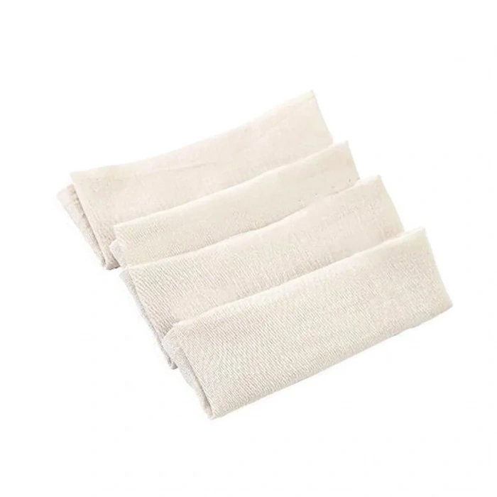 Bürümcük Desenli Ekru Mendil 4lü Set