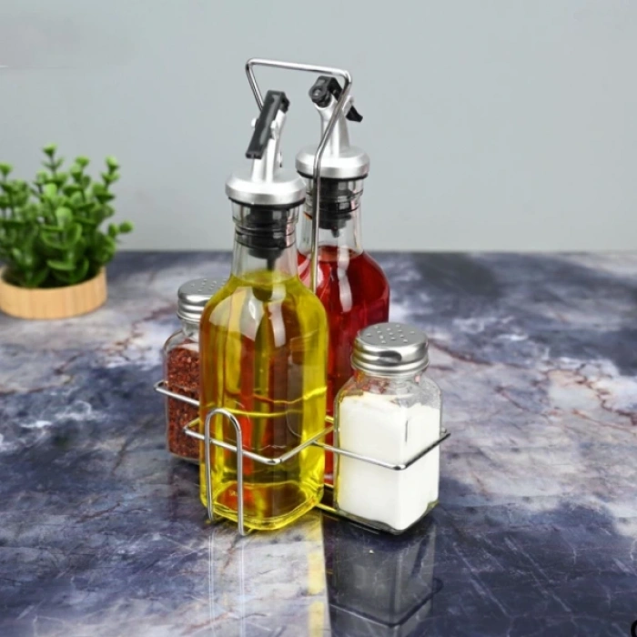Glass Oil and Vinegar Set