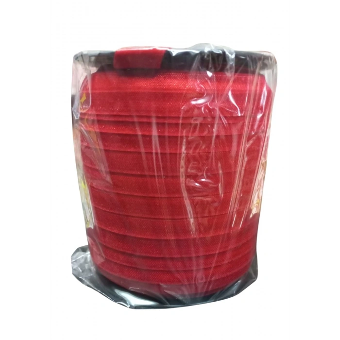 Çamaşır Lastiği Düz 1 Cm  75 Metre 1 Top Kırmızı