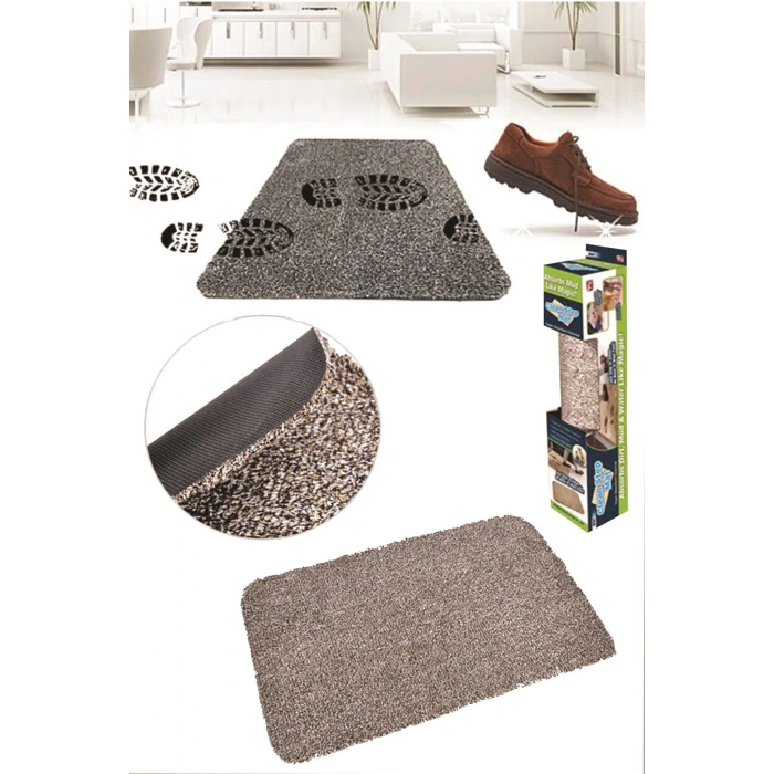 Washable Dirt Dust Absorbent Microfiber Mat in Washing Machine (5365)