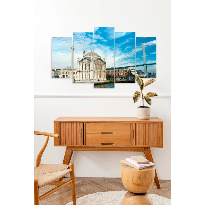 Camii 5 Parçalı Mdf Tablo 60 x 100