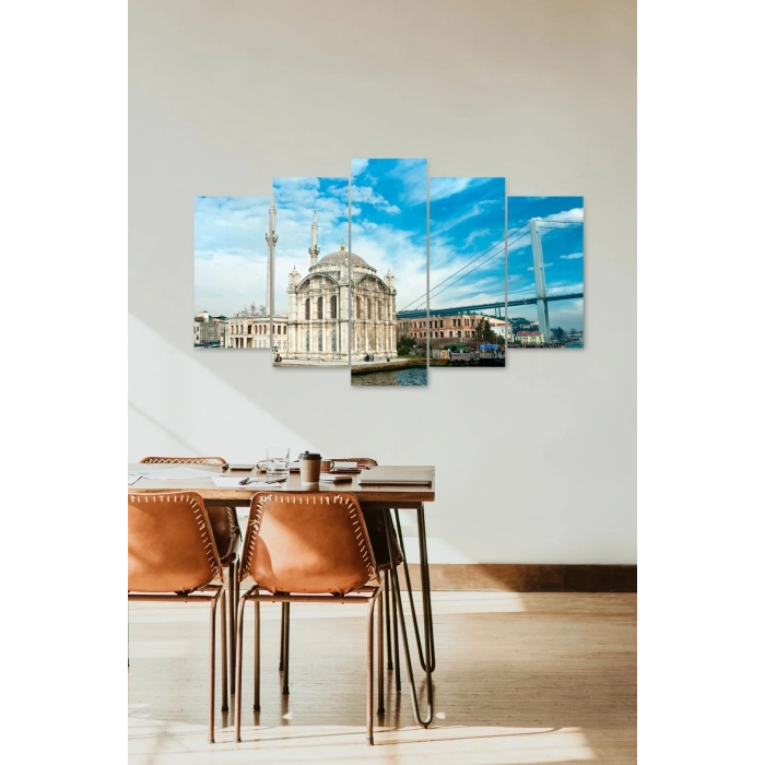 Camii 5 Parçalı Mdf Tablo 60 x 100