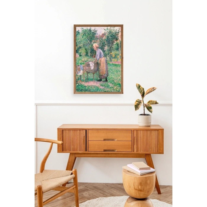 Camille Pissarro Ahşap Çerçeveli Tablo 17 x 23