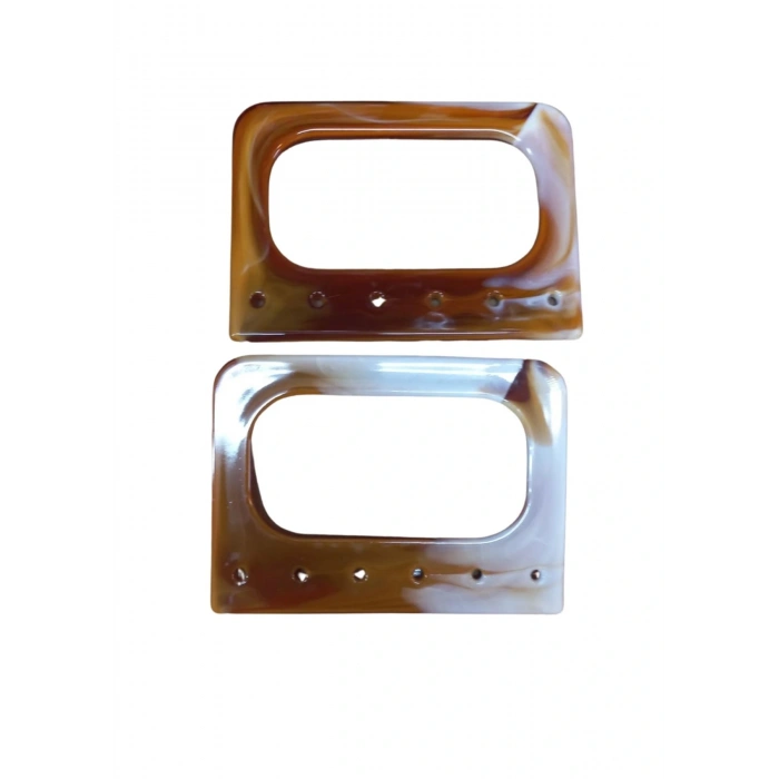 Çanta Sapı Akrilik Kare Delikli 12 cm