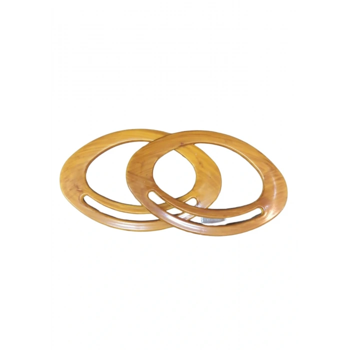 Çanta Sapı Oval Açık Kahverengi 18 cm