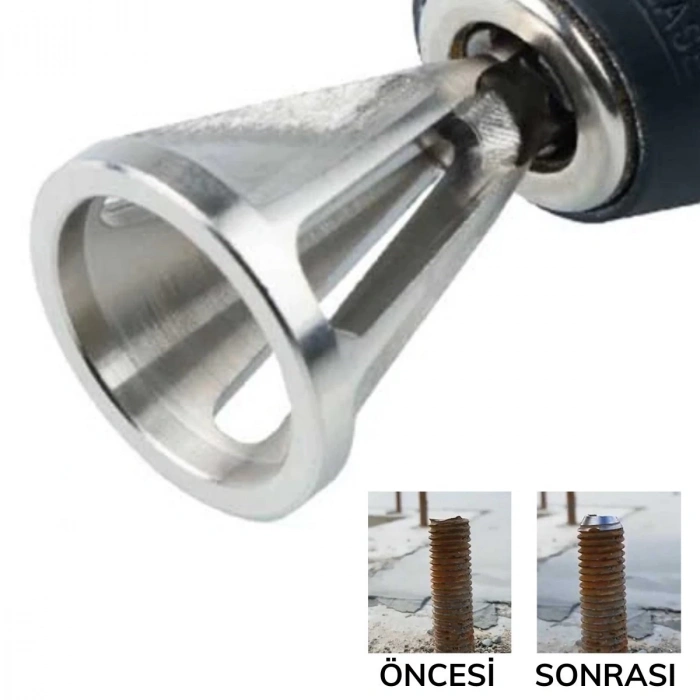 Çapak Alma Harici Çapak Alıcı Paslanmaz Çelik Çapak Kaldırma Cıvata Çapak Alma Matkap Ucu (5365)