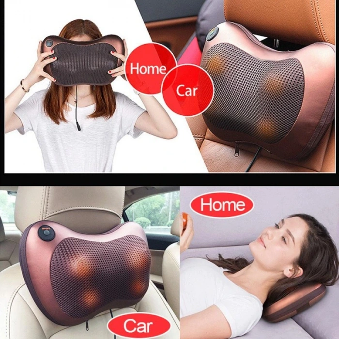 Car Home Ovmalı Masaj Yastığı, Araç Boyun Masaj Aleti (5365)
