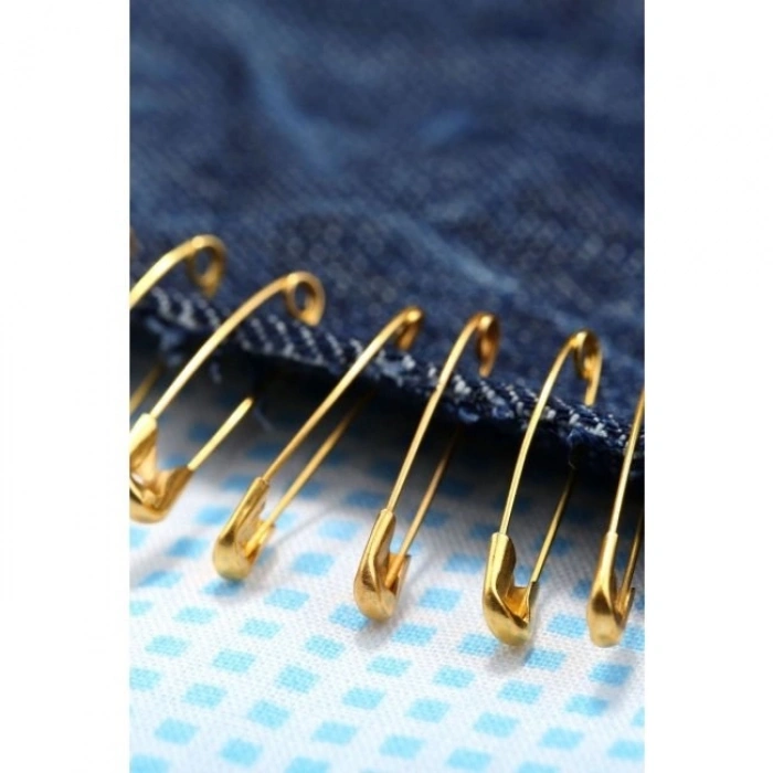 Çengelli İğne 3 Cm Altın Renk 50 Adet