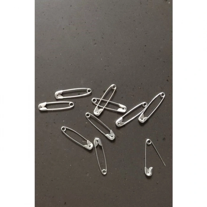 Çengelli İğne 3 Cm Gümüş Renk 50 Adet