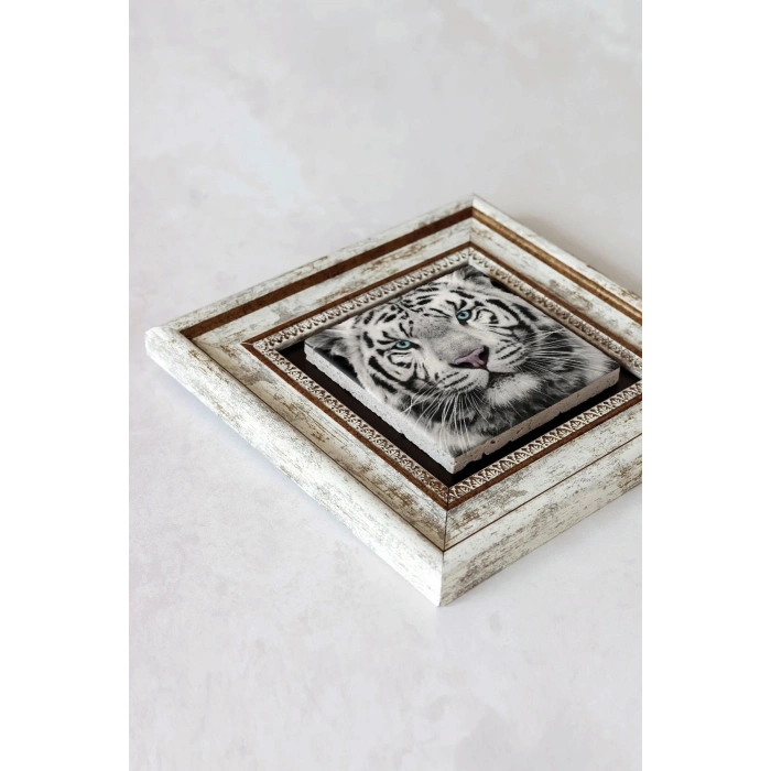 Çerçeveli Taş Tablo , Çerçeveli Taş Duvar Dekoru-enkcrcvtbl-00095 20 cm