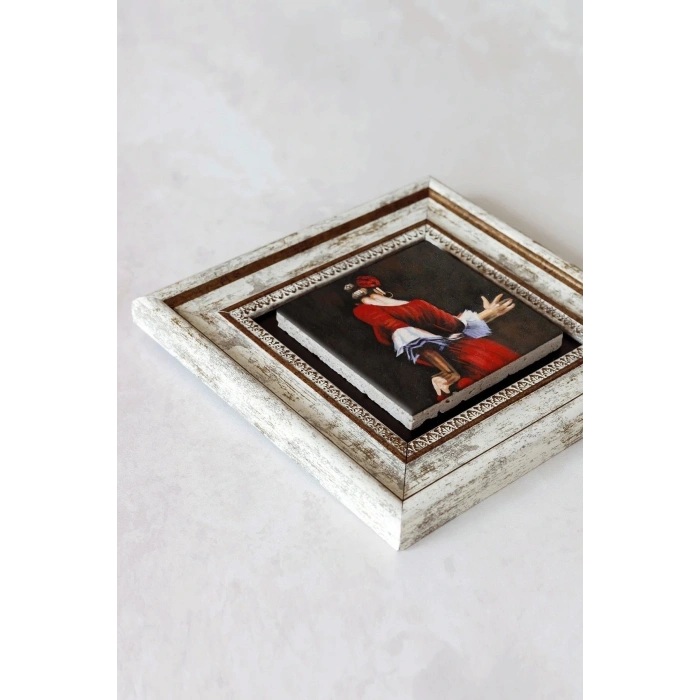 Çerçeveli Taş Tablo , Çerçeveli Taş Duvar Dekoru-enkcrcvtbl-00154 20 cm