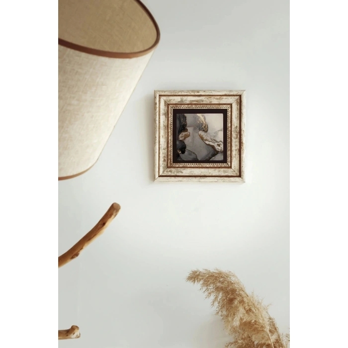 Çerçeveli Taş Tablo , Çerçeveli Taş Duvar Dekoru-enkcrcvtbl-00156 20 cm