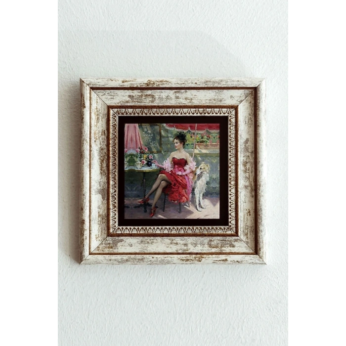 Çerçeveli Taş Tablo , Çerçeveli Taş Duvar Dekoru-enkcrcvtbl-00169 20 cm