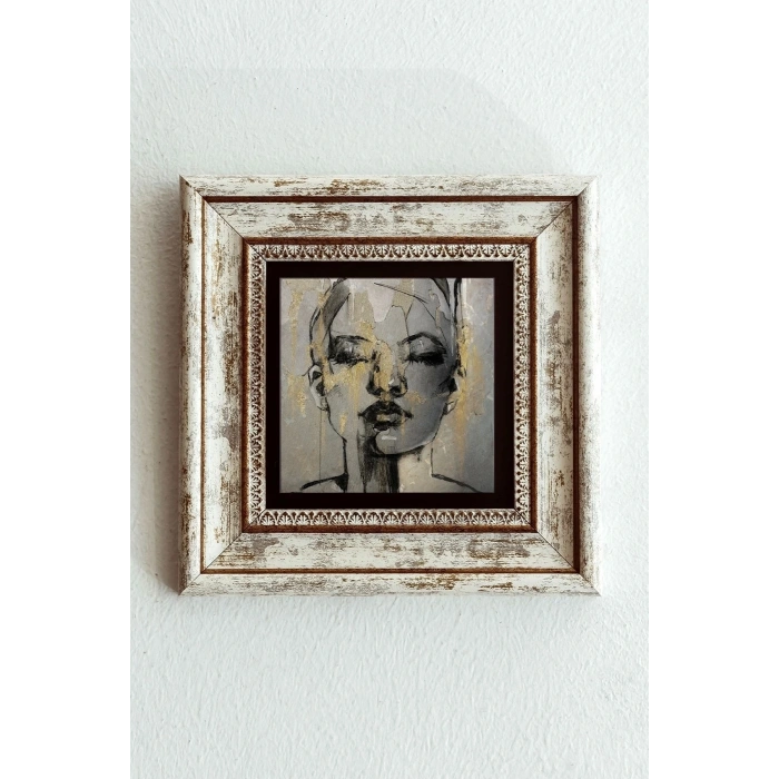 Çerçeveli Taş Tablo , Çerçeveli Taş Duvar Dekoru-enkcrcvtbl-00177 20 cm