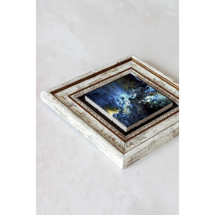 Çerçeveli Taş Tablo , Çerçeveli Taş Duvar Dekoru-enkcrcvtbl-00186 20 cm