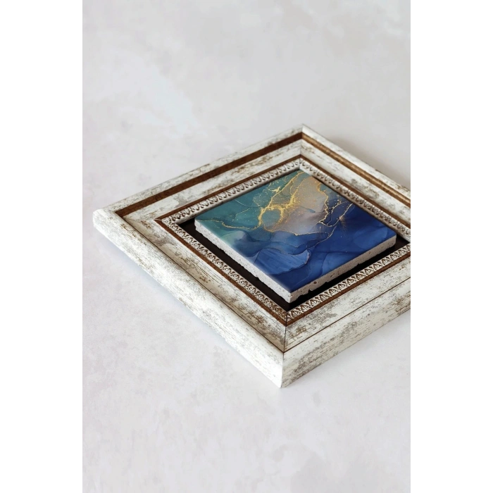 Çerçeveli Taş Tablo , Çerçeveli Taş Duvar Dekoru-enkcrcvtbl-00189 20 cm