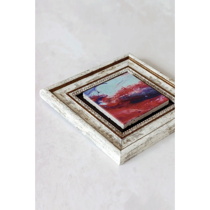 Çerçeveli Taş Tablo , Çerçeveli Taş Duvar Dekoru-enkcrcvtbl-00190 20 cm