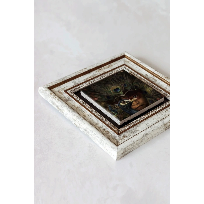 Çerçeveli Taş Tablo , Çerçeveli Taş Duvar Dekoru-enkcrcvtbl-00194 20 cm