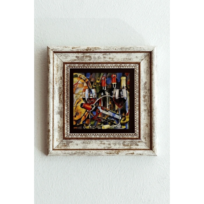 Çerçeveli Taş Tablo , Çerçeveli Taş Duvar Dekoru-enkcrcvtbl-00196 20 cm