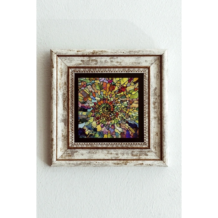 Çerçeveli Taş Tablo , Çerçeveli Taş Duvar Dekoru-enkcrcvtbl-00199 20 cm