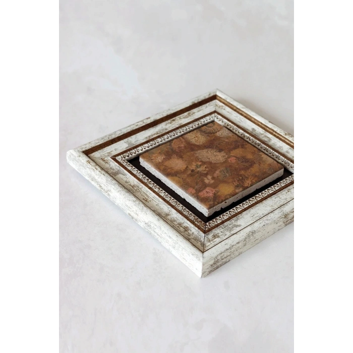 Çerçeveli Taş Tablo , Çerçeveli Taş Duvar Dekoru-enkcrcvtbl-00201 20 cm