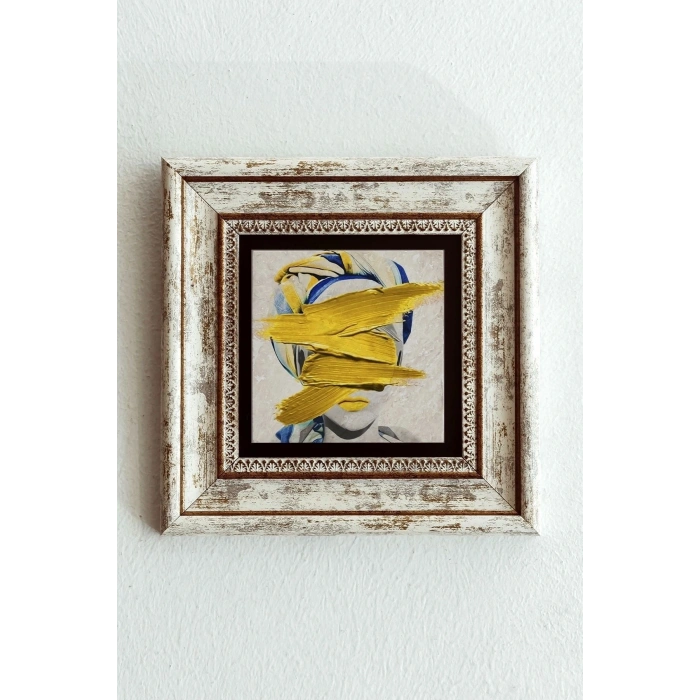 Çerçeveli Taş Tablo , Çerçeveli Taş Duvar Dekoru-enkcrcvtbl-00205 20 cm