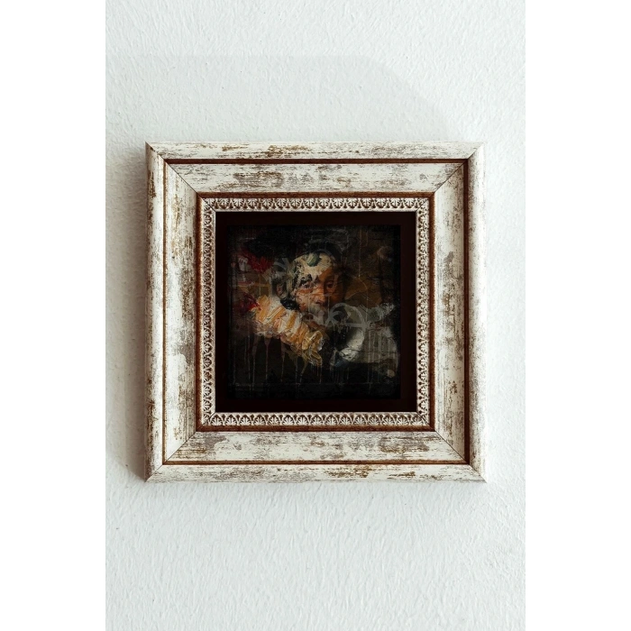 Çerçeveli Taş Tablo , Çerçeveli Taş Duvar Dekoru-enkcrcvtbl-0174 20 cm