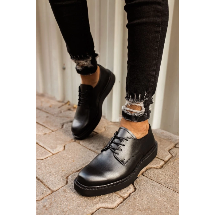 CH001 - FST Classic Lace Erkek Ayakkabı SIYAH