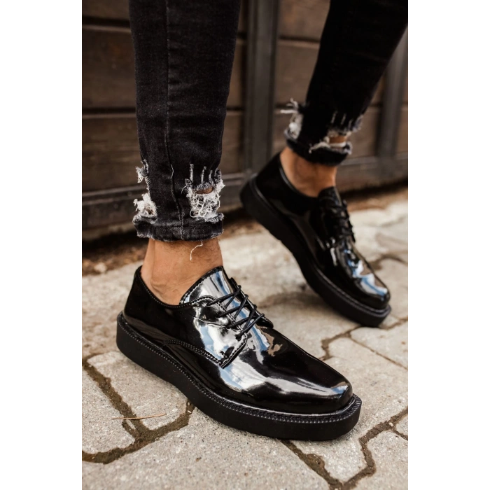 CH001 - RST Classic Lace Erkek Ayakkabı SIYAH