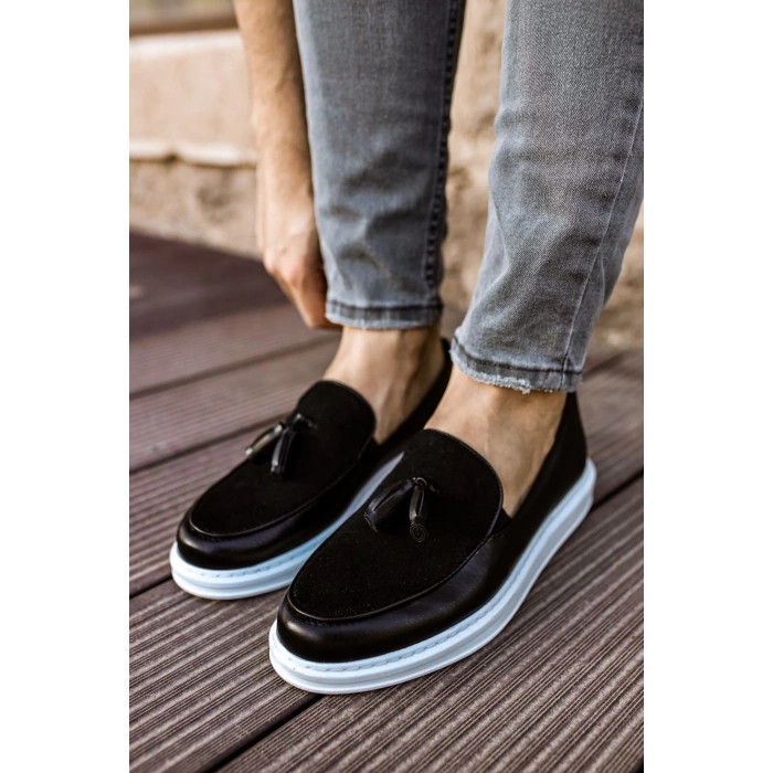 CH002 - CBT Loafer Pelle Erkek Ayakkabı SIYAH