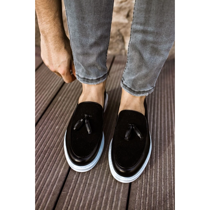 CH002 - CBT Loafer Pelle Erkek Ayakkabı SIYAH