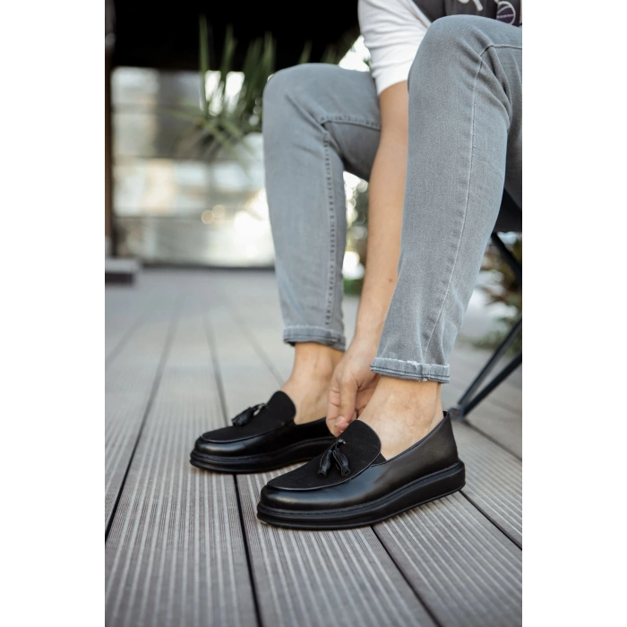 CH002 - CST Loafer Pelle Erkek Ayakkabı SIYAH