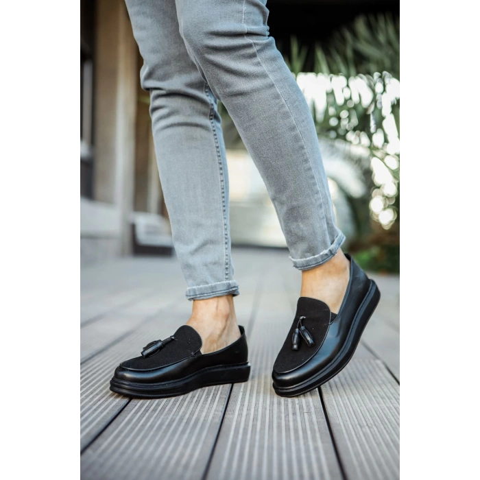 CH002 - CST Loafer Pelle Erkek Ayakkabı SIYAH